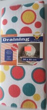 Kitchen Microfiber Dish Drying Mat 15"x20" COLORFUL CIRCLES, HPI