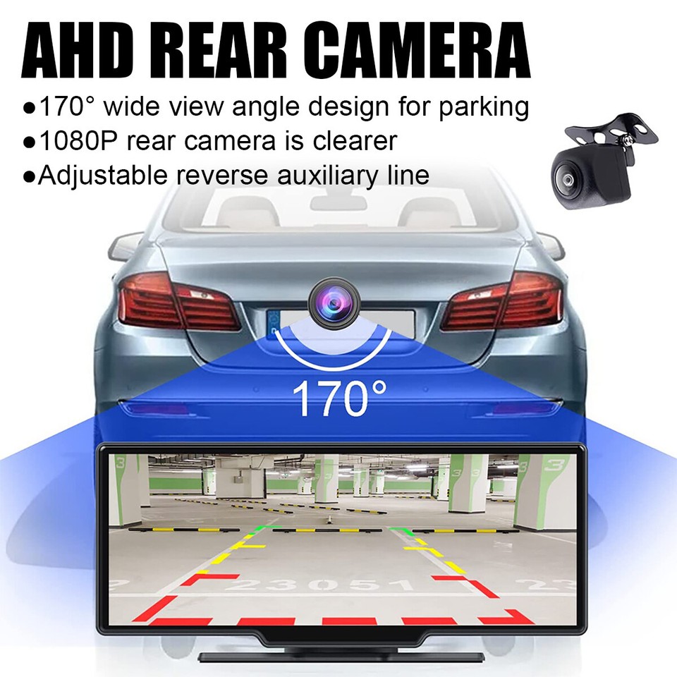 Portable Apple Car Play & Android Auto 10.26" Touch Screen 4K Car