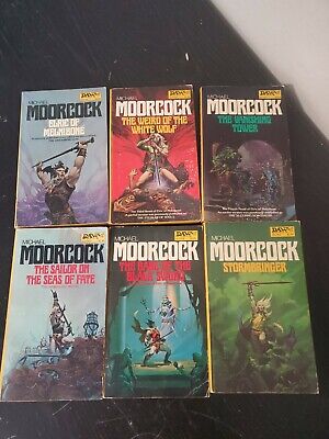 s l400 Lot of 6 Michael Moorcock PB Books Elric sailor stormbringer white wolf tower 1s | Cirith Ungol Online