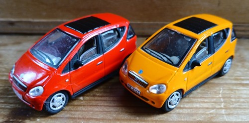 Cararama/Hongwell - Mercedes Benz "A" Class x2 - 1:72 Scale - USED