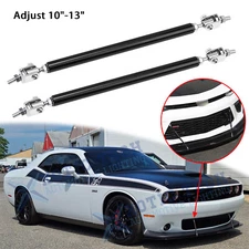 Adjust 10"-13" Bumper Bars Strut Tie Splitter Rod For Dodge Charger Challenger