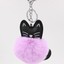 thumbnail 62 - 2020 New Cute Pineapple Fur Ball Keychain Bag Car Pendant Keyring Birthday Gifts