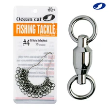 OCEAN CAT Ball Bearing Swivel with Solid Ring Trolling Heavy Duty Rolling Barre