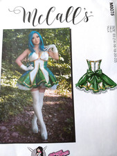Mccall's Pattern M8075 Yaya Han Corsage Anime Steampunk Cosplay Costume Sz 14-22