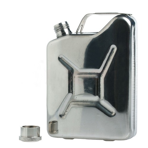 5oz Stainless Steel Jerry Can Hip Flask Liquor Whisky Pocket Bottle Men Gift - Picture 6 of 9