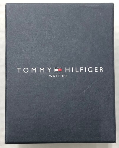 Tommy Hilfiger Original Navy Blue Watch Box Storage Case with booklet TH02 - Picture 1 of 6