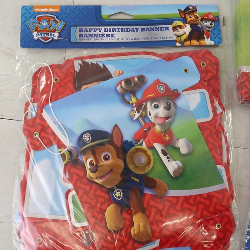 Paw Patrol Birthday Party Decorations balloons banner napkins lot - 第 5/5 張圖片