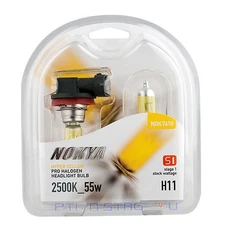H11 Nokya Hyper Yellow Headlight Fog Light Bulb S1 NOK7618 Halogen Bulb