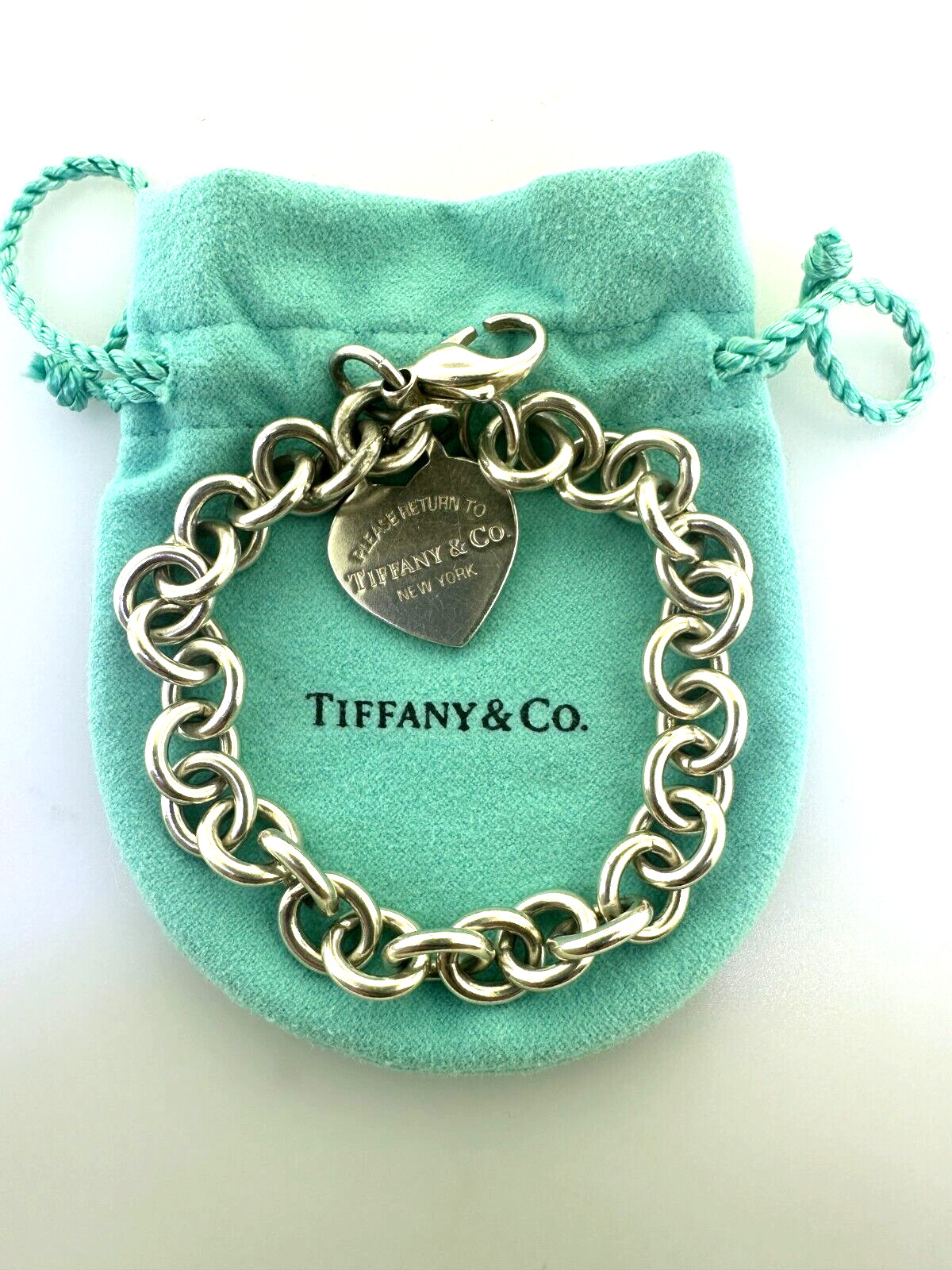 925 Sterling Silver Heart Tag 