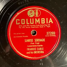 Frankie Carle And His Orchestra ‎– Carle Boogie 10", 78 RPM 1947 Columbia