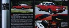 Dodge Charger Picture Article Out of Print Sheet Mopar Wall Art Decor  