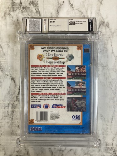 NFL's Greatest: San Francisco vs. Dallas 1978-1993 (Sega CD, 1993) WATA 9.4 C+ - Picture 2 of 3