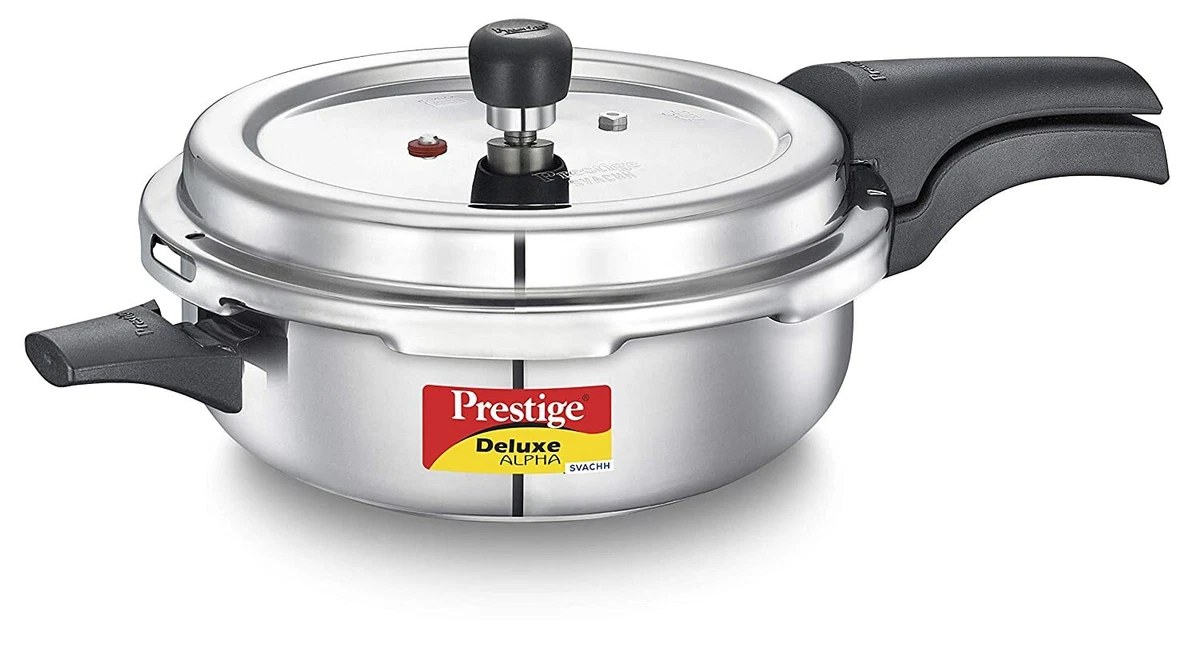 Prestige Svachh, 20256, 4 L, Senior Pressure Pan, with deep With