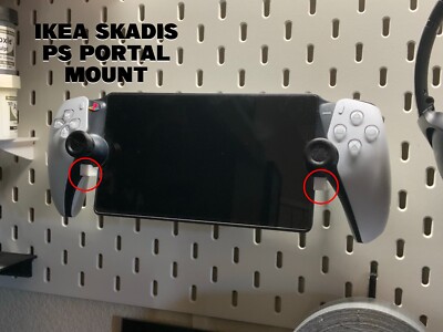 Playstation Portal PS Portal Ps5 Mount for Ikea Skadis Pegboard | eBay