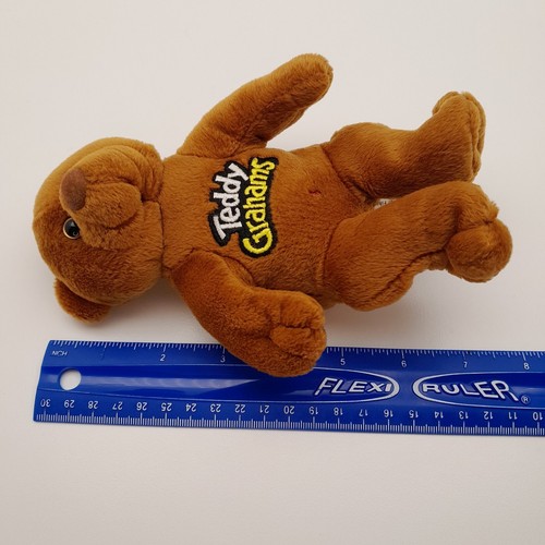 Teddy Grahams Spicey Cinnamon Bear Plush 7 inch Stuffed Animal Toy Promo Vintage - Picture 8 of 8