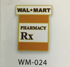WALMART Pharmacy Lapel Pin Quality Metal Brand New (Pin back)