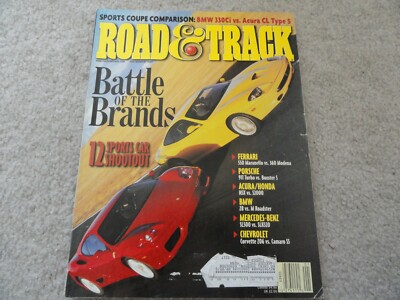 2001 Acura 3.2 CL / 2001 BMW 330 Ci Road Track Magazine