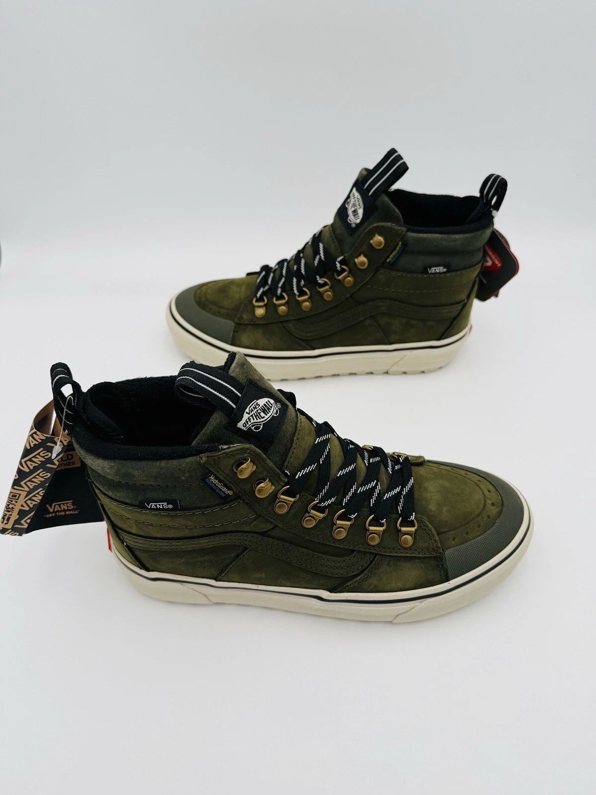 Nuove scarpe da donna sneakers Vans Sk8 Hi Dip MTE 2 verde oliva VN0009QMOLV
