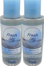 VICTORIA'S SECRET PINK FRESH SKY BODY MIST 8.4 OZ x 2 New