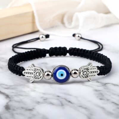Pack De 12 Pulseras Ojo Turco En Hilo Rojo Protección Suerte | Cuotas