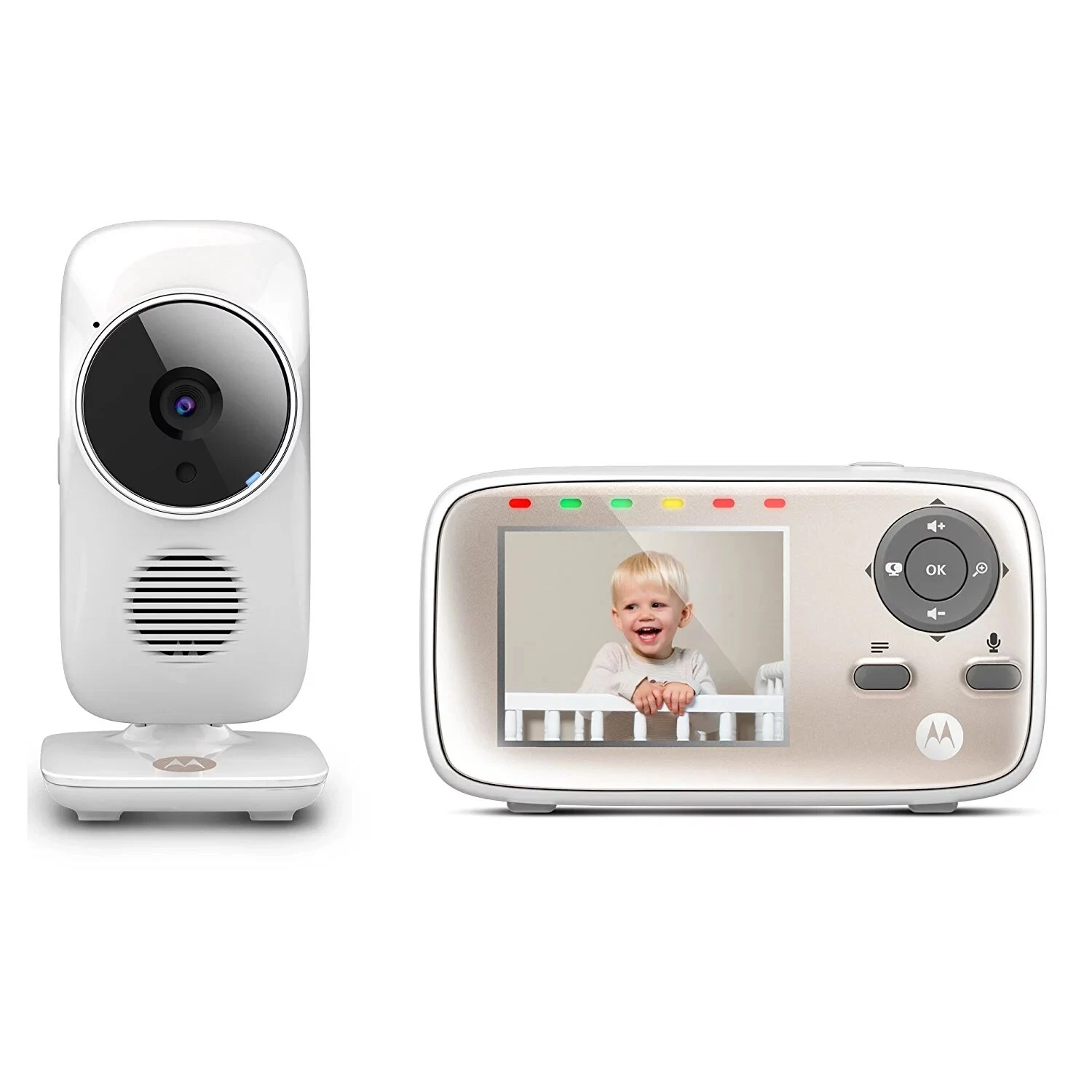Motorola MBP667CONNECT Video Baby Monitor with Wi-Fi Viewing, 2.8 Inch