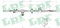 LPR C0758B Cable, Parking Brake For Alfa Romeo