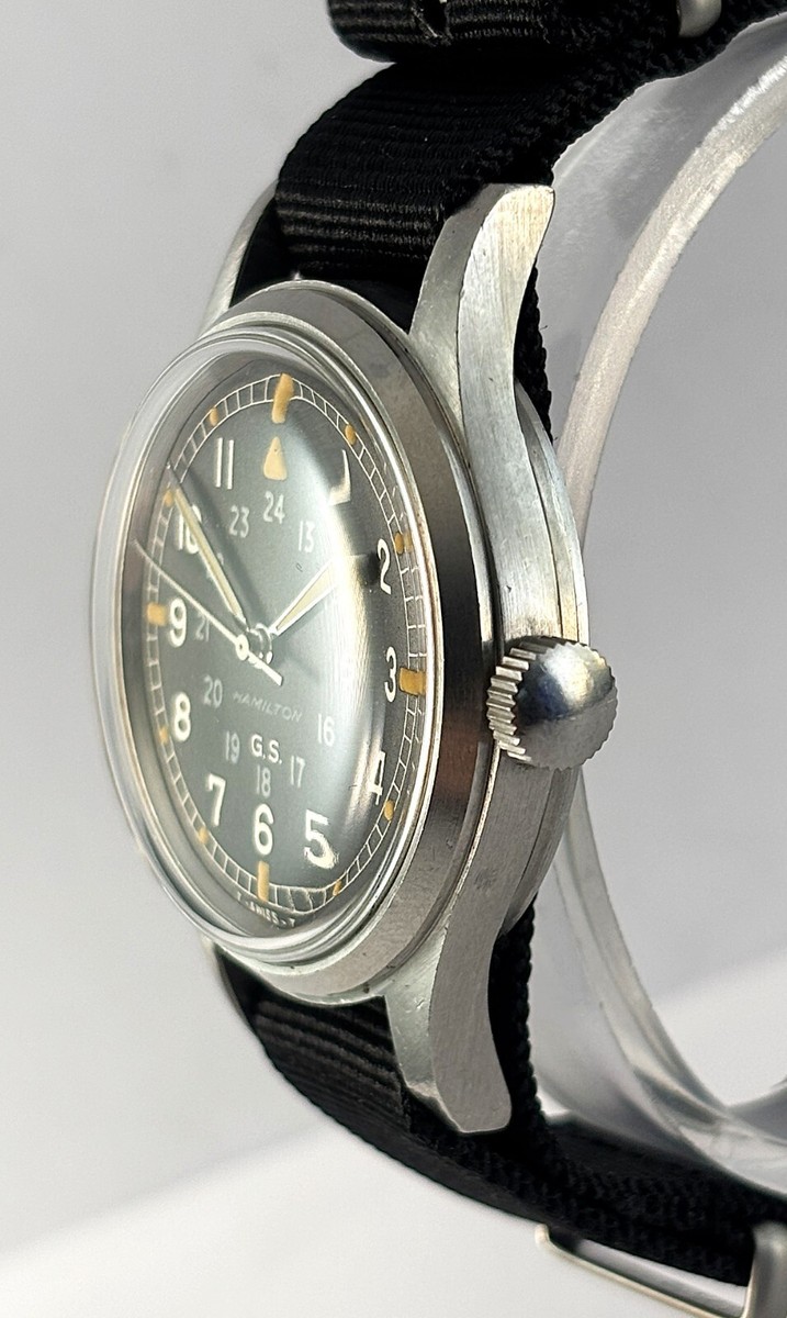 Rare Vintage Hamilton GS General Service Military Mens Watch S75S UK 1960s