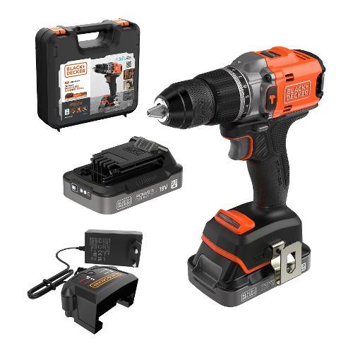 Black & Decker Trapano a Percussione 18V 28800 colpi/min BL683D2 POWERCONNECT