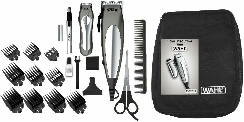 Wahl 79305-3608 Deluxe Groom Pro 21 Pieces Haircutting Clipper Trimmer Kit