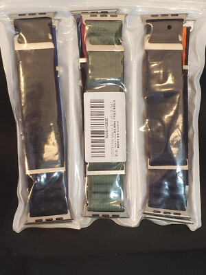 6 pack Alpine Loop Style Apple Watch Band, Rugged strap, various colors