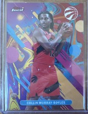Collin Murray-Boyles 2025-26 Topps Finest #9 Oil Spill Toronto Raptors RC