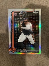Shemar Turner 2025 Topps Chrome Football Logo Lightboard REFRACTOR Rookie SSP