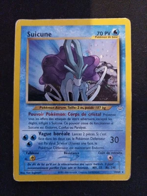 Carte Pokémon Suicune 14/64 Holo Néo Révélation - Photo 1/3
