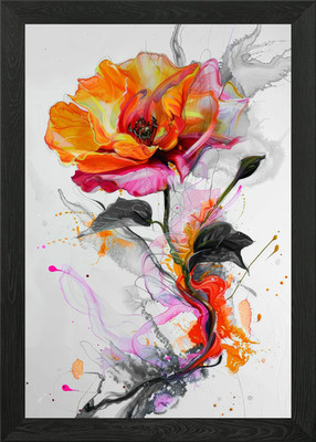 Schönes gerahmtes Blumenkunstwerk Poster Leinwanddruck Bild