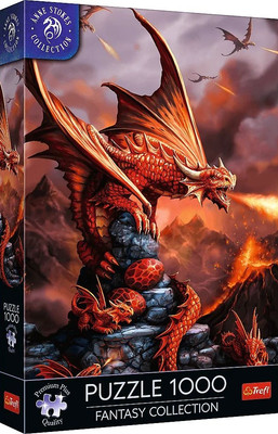 Anne Stokes, Feuerdrachen, 1000 Teile, Premium Plus Puzzle
