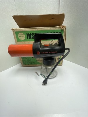 Vintage BVI Burgess Electric Insect Mosquito Fogger Model F900 with Box Tested
