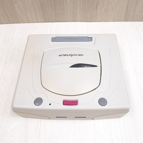 Japanese Sega Saturn White Console Bundle with 5 Games & 1 Controller HST-3220
