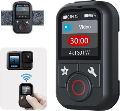 Fernbedienung GoPro Hero 13 12 11 10 9 wasserdicht Action Cam Remote Kompatibel