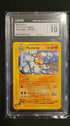 Machamp graded CGC 10 for sale on eBay