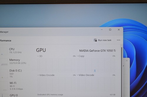 Dell G3 3579 15.6" Laptop i7-8750H 16GB RAM 512GB NVME SSD GTX 1050Ti Win 11 Pro - Afbeelding 6 van 19