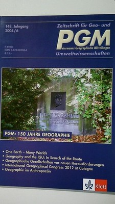 89713 PGM PETERMANNS GEOGRAPHISCHE MITTEILUNGEN, H.2004 6 PGM