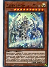 Yu-Gi-Oh TCG BLVO-DE005 UR Bewaffneter Drache LV10 White Blazing Vortex