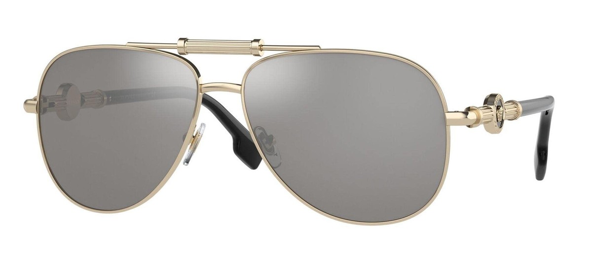 Versace VE2236 12526G 59mm Pale Gold/Light Grey Mirrored  display picture 3