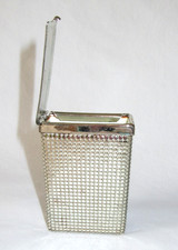 Vintage Silver Mesh Cigarette Case - Glomesh by Glo International - Used