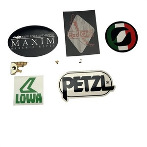 Petzl Lowa Red Chili Maxim Scarpa Climbing Sticker Lot 5pc Multicolor Excellent