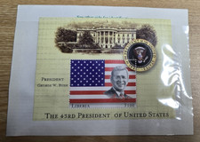 George W. Bush - Liberia 2000 Mint NH Commemorative Stamp - Mystic Stamp Co.