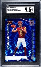 2024 Donruss Elite | Jayden Daniels | Status Explosion /875 | SGC 9.5