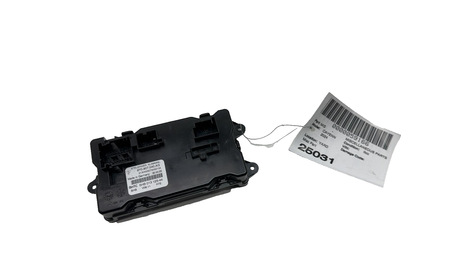 ⭕ 2019-2024 Porsche Cayenne HVAC Air Conditioning Control Module ECU 9Y0907040AG