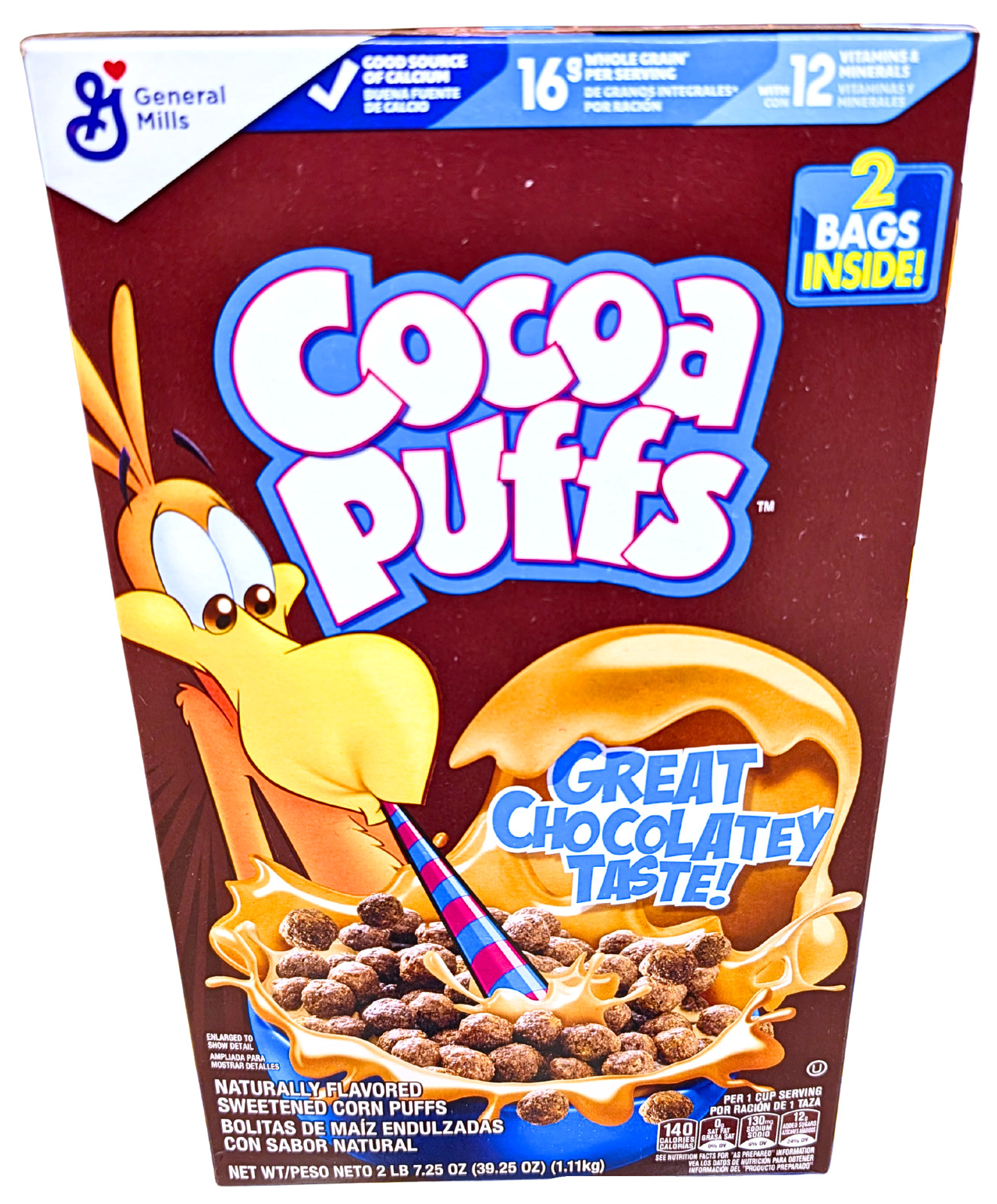 General Mills Cocoa Puffs Chocolate Cereal 39.25 Oz EXP 08/2026