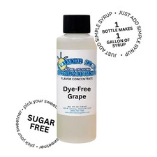 CLEAR GRAPE MIX SNOW CONE/SHAVED ICE FLAVOR CONCENTRATE MAKES 1 GALLON